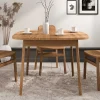 Clearance Wohnen Wildeiche Tisch - 90 cm tief - Laida