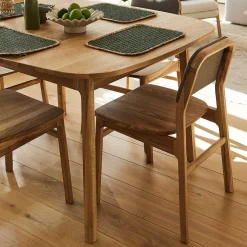 Clearance Wohnen Wildeiche Tisch - 90 cm tief - Laida