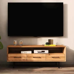 Online Wohnen Wildeiche TV Unterschrank mit großem Fach - Kerfa