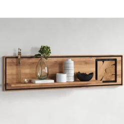 Best Wohnen Wildeiche Wandboard mit Hirnholz Applikation - Shipper