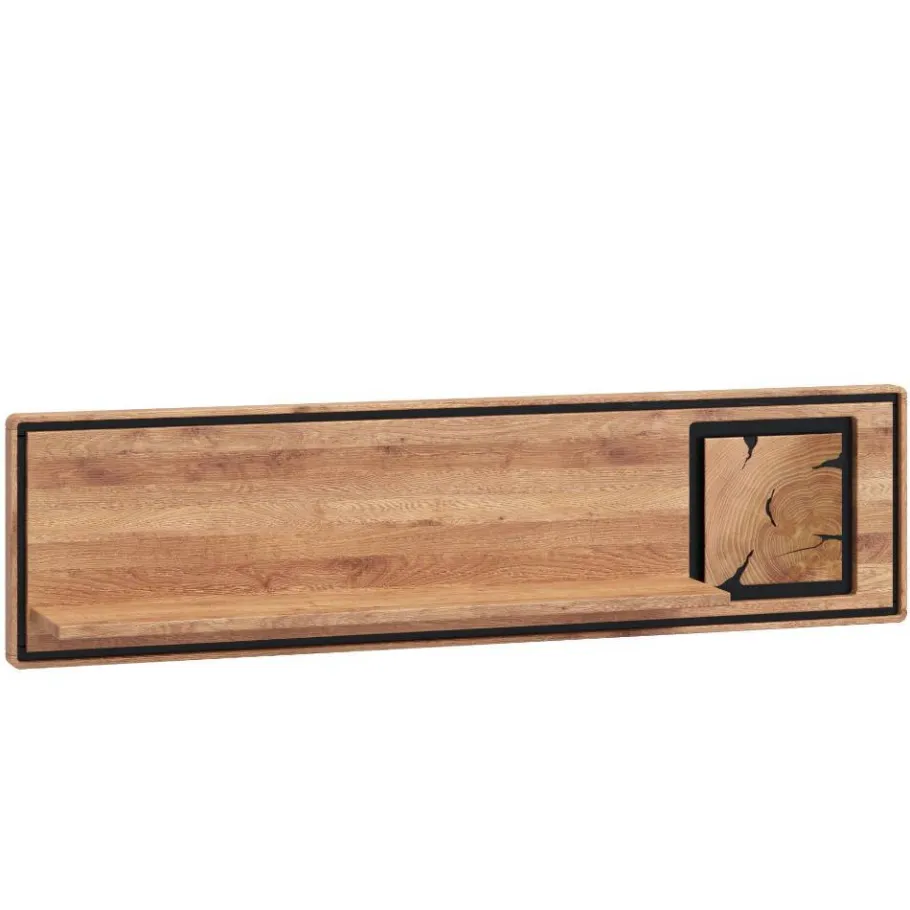 Best Wohnen Wildeiche Wandboard mit Hirnholz Applikation - Shipper