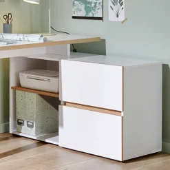 Sale Wohnen Winkel Skandi Design Schreibtisch mit Stauraum - Piatra