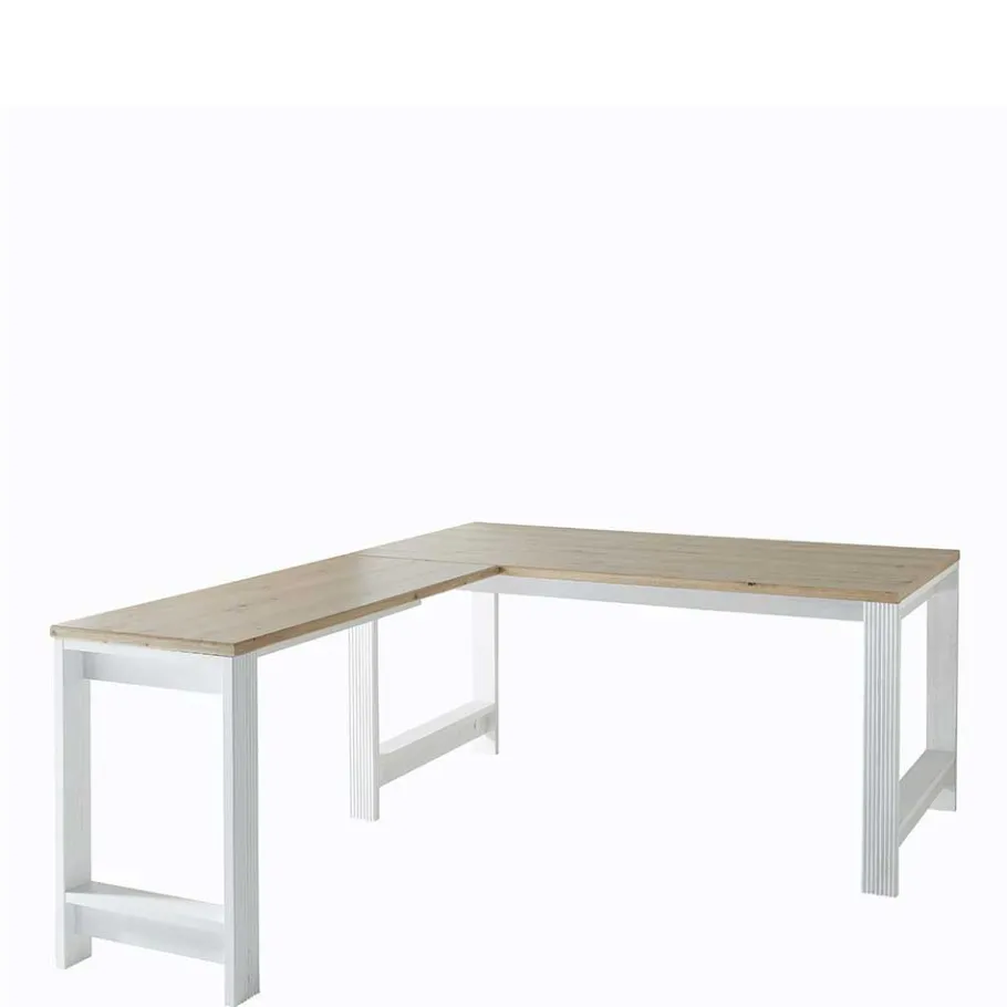 Clearance Wohnen Winkel-Schreibtisch im Landhausstil - Mehady
