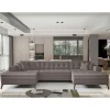 Hot Wohnen Wohnlandschaft in Taupe mit Bettfunktion - Anzarote