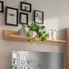 Clearance Wohnen Wohnraum Holzregal in Eiche Bianco - Dulciana