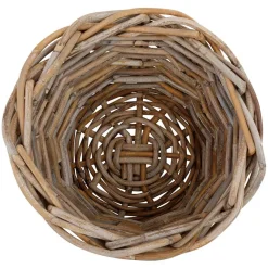 Wohnen Wohnraum Körbe aus Rattan Graubraun - Vodenas (dreiteilig)