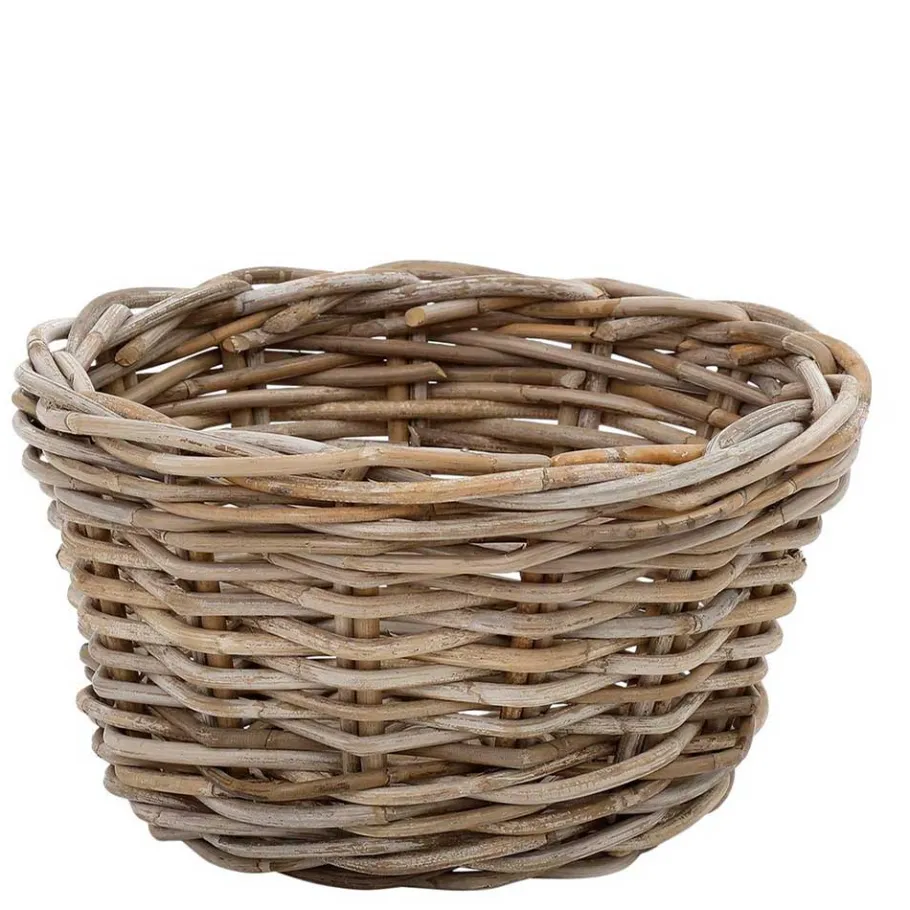 Wohnen Wohnraum Körbe aus Rattan Graubraun - Vodenas (dreiteilig)