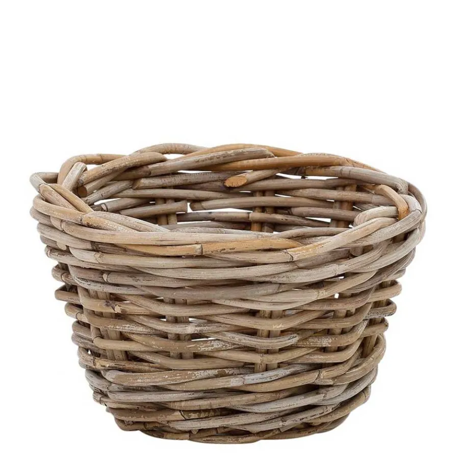 Wohnen Wohnraum Körbe aus Rattan Graubraun - Vodenas (dreiteilig)