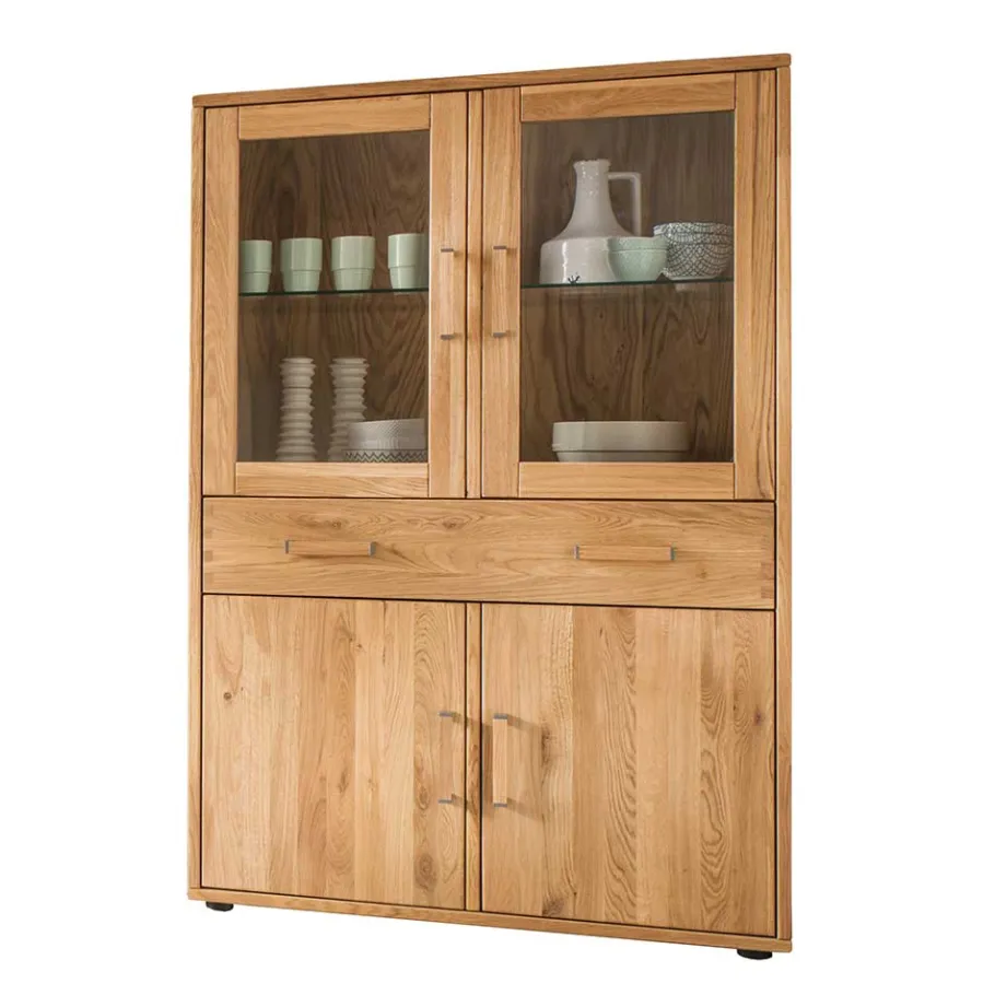 Hot Wohnen Wohnwand Highboard aus Holz - Teano