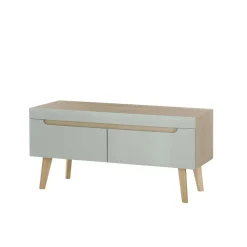 Discount Wohnen Wohnzimmer Anbauwand im Skandi Design - Armina (vierteilig)