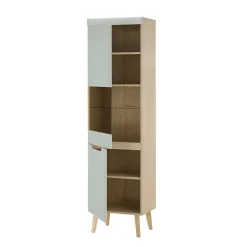 Discount Wohnen Wohnzimmer Anbauwand im Skandi Design - Armina (vierteilig)