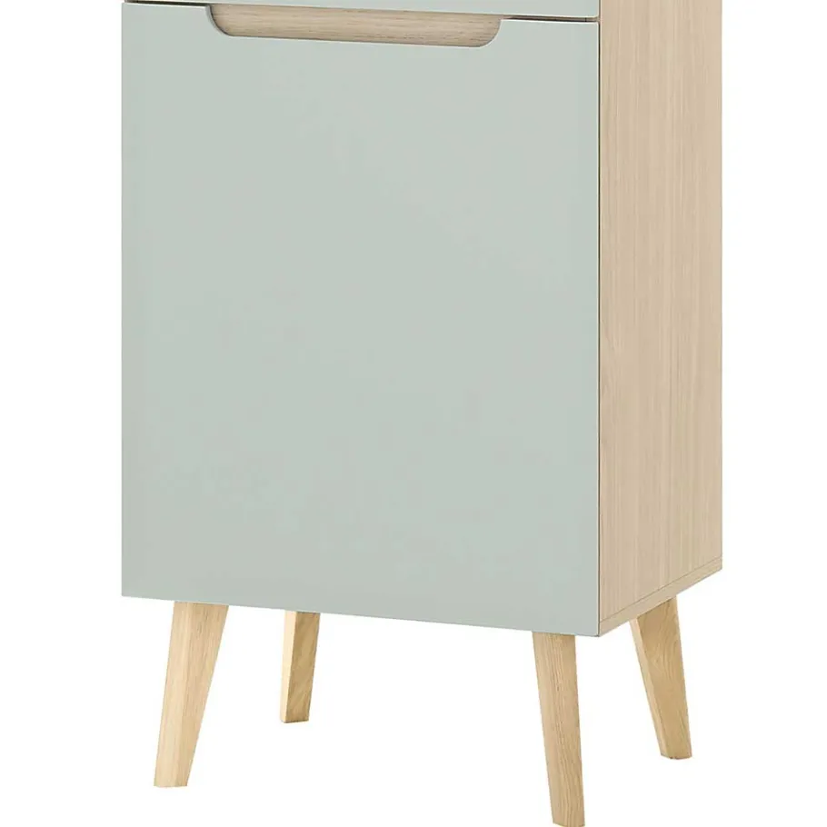 Discount Wohnen Wohnzimmer Anbauwand im Skandi Design - Armina (vierteilig)