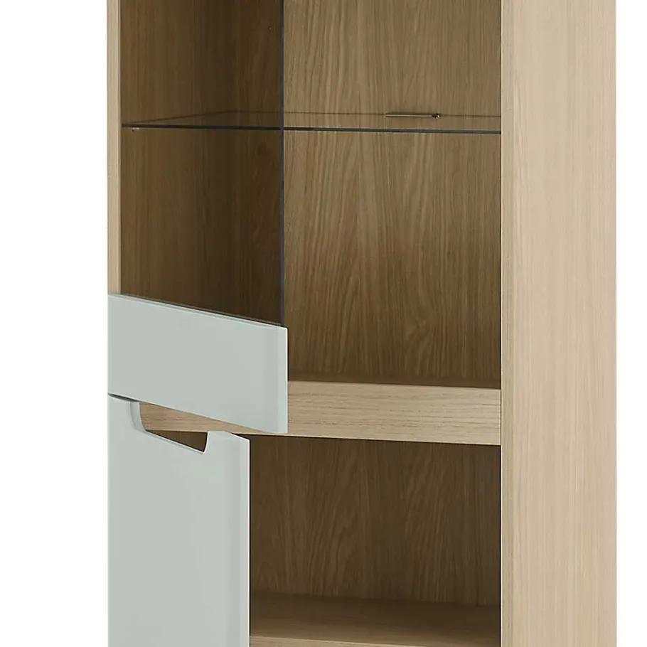 Discount Wohnen Wohnzimmer Anbauwand im Skandi Design - Armina (vierteilig)