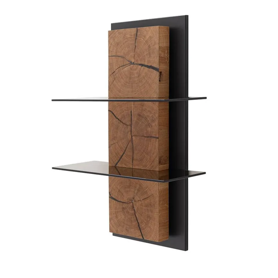 New Wohnen Wohnzimmer Anbauwand Möbel Set - Drinidad (dreiteilig)