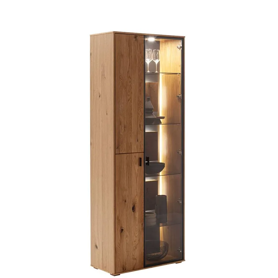 New Wohnen Wohnzimmer Anbauwand Möbel Set - Drinidad (dreiteilig)