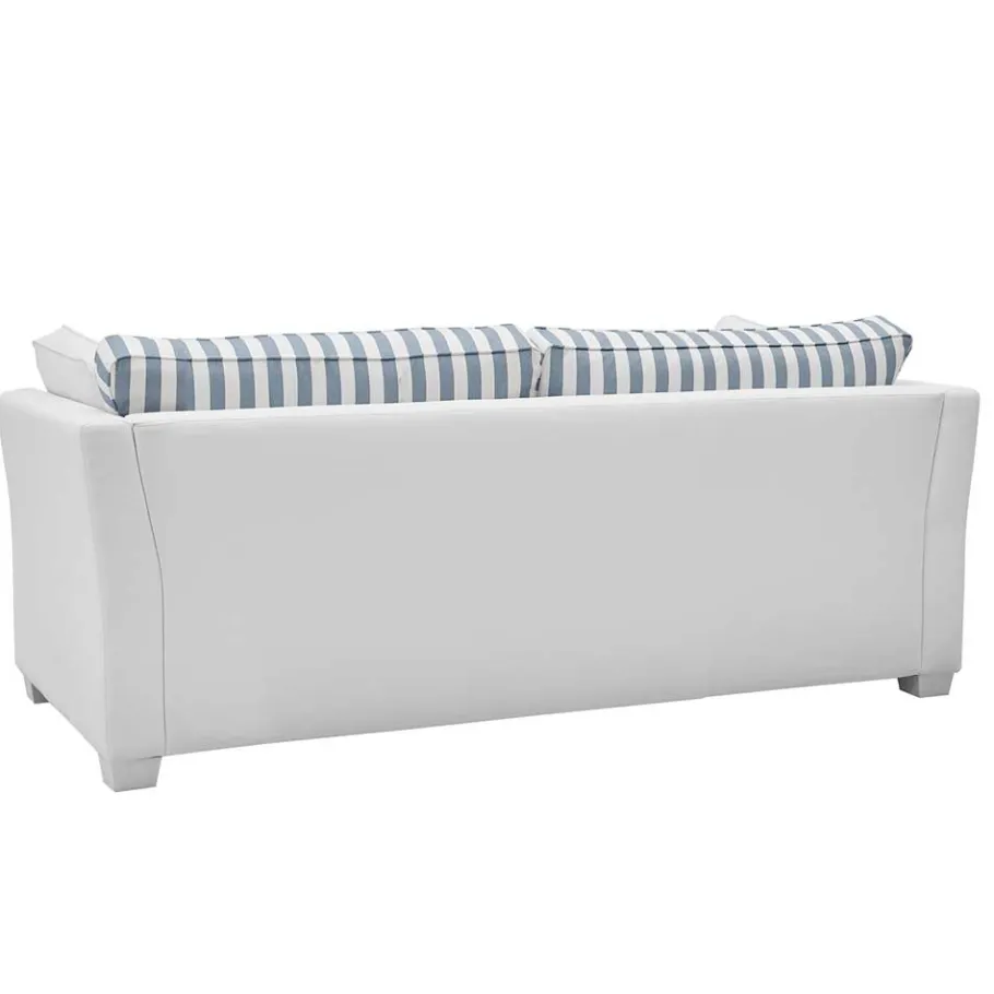 Clearance Wohnen Wohnzimmer Couch im maritimen Landhaus Look - Ganbriassa