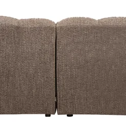 Discount Wohnen Wohnzimmer Couch in Dunkelbraun Melange - Annatto