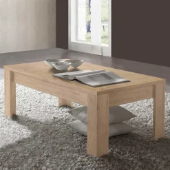 Outlet Wohnen Wohnzimmer Couchtisch im Eiche Dekor - Rodonda