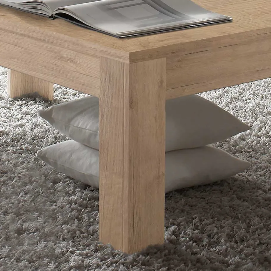 Outlet Wohnen Wohnzimmer Couchtisch im Eiche Dekor - Rodonda