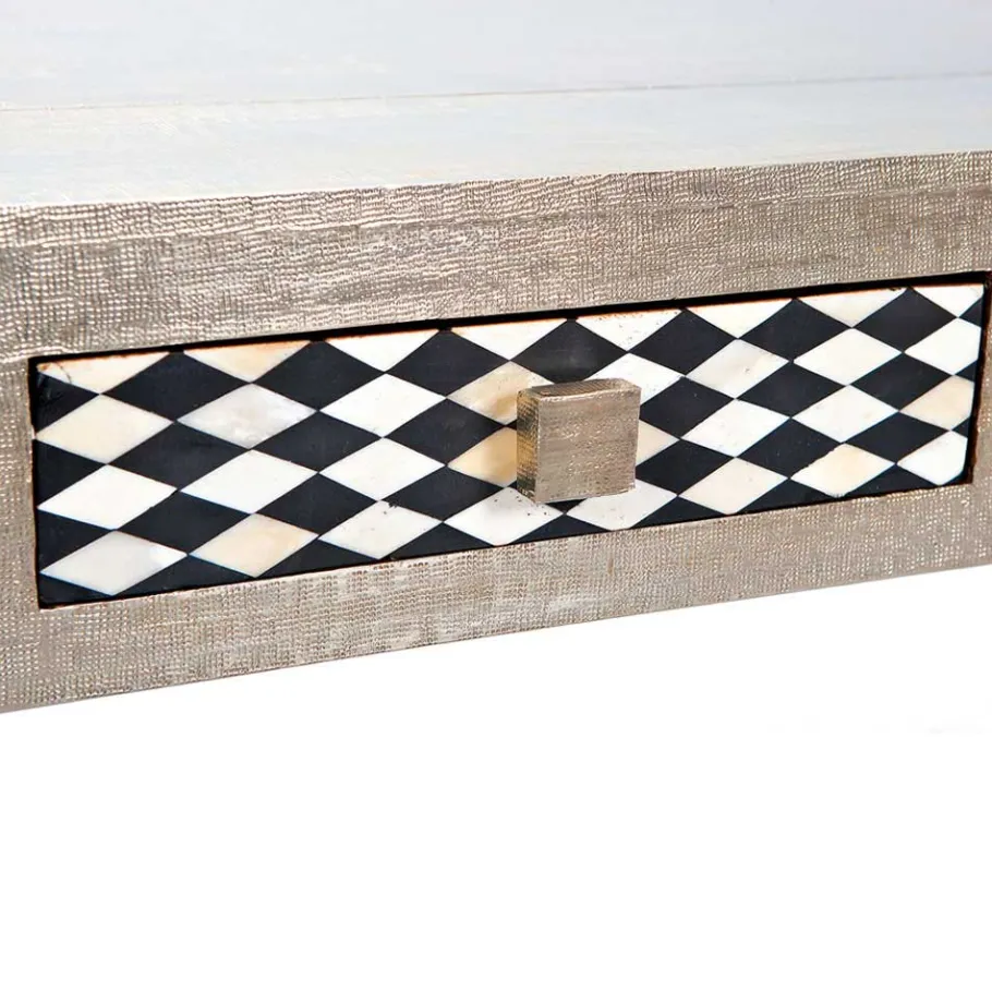 New Wohnen Wohnzimmer Couchtisch Rembia in Silber
