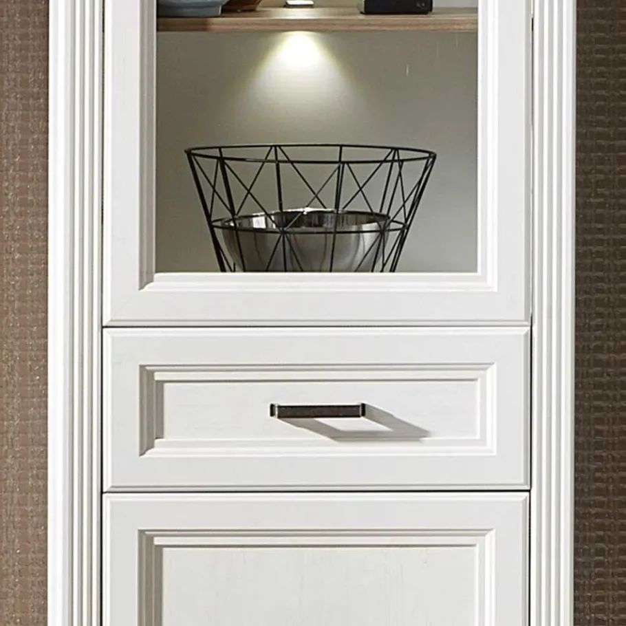 Outlet Wohnen Wohnzimmer Country Möbel Set - Sinolita (vierteilig)