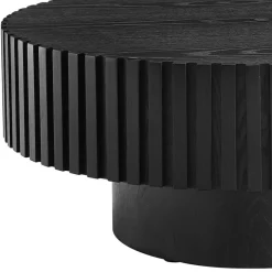 Discount Wohnen Wohnzimmer Designtisch in Schwarz - Monika