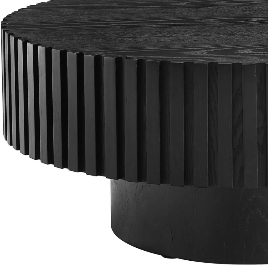 Discount Wohnen Wohnzimmer Designtisch in Schwarz - Monika
