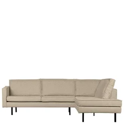 Sale Wohnen Wohnzimmer Ecksofa in Beige Boucle - Glamoure