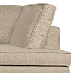 Sale Wohnen Wohnzimmer Ecksofa in Beige Boucle - Glamoure