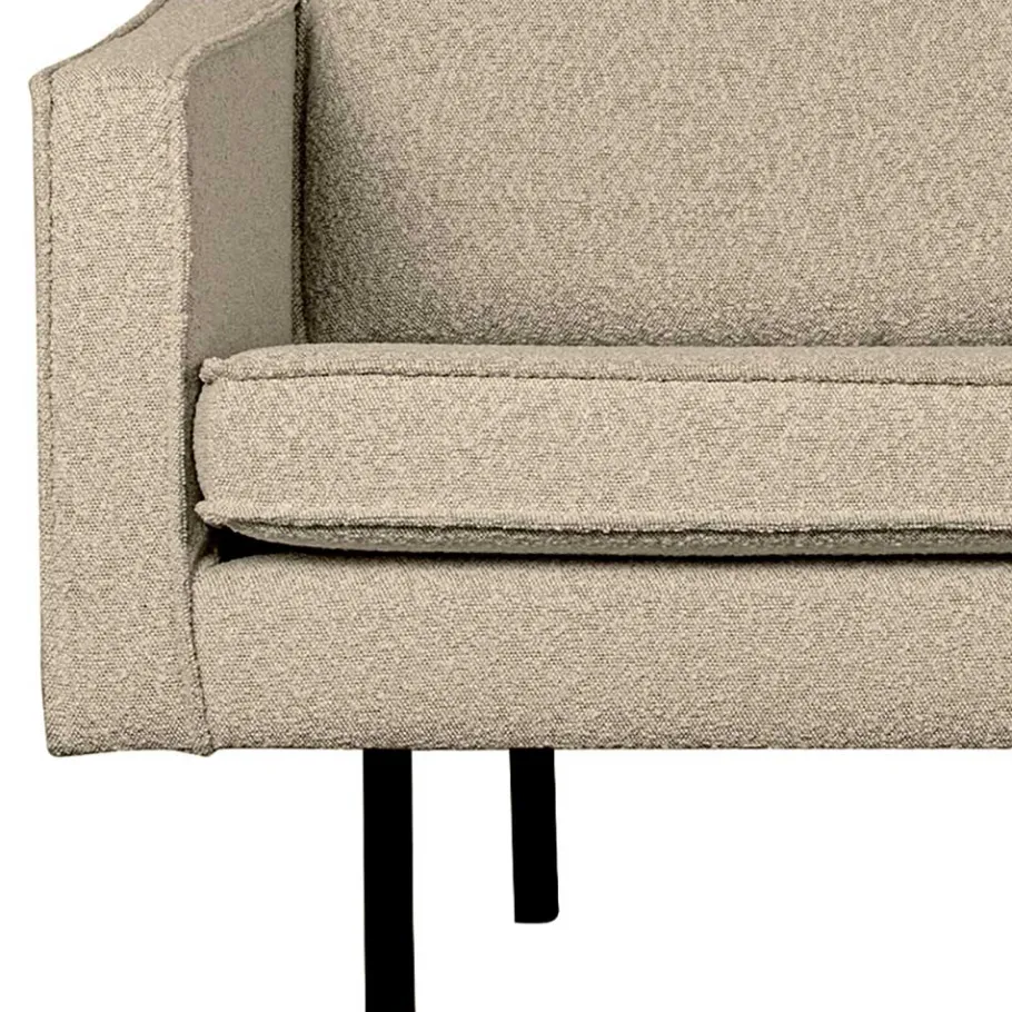 Sale Wohnen Wohnzimmer Ecksofa in Beige Boucle - Glamoure