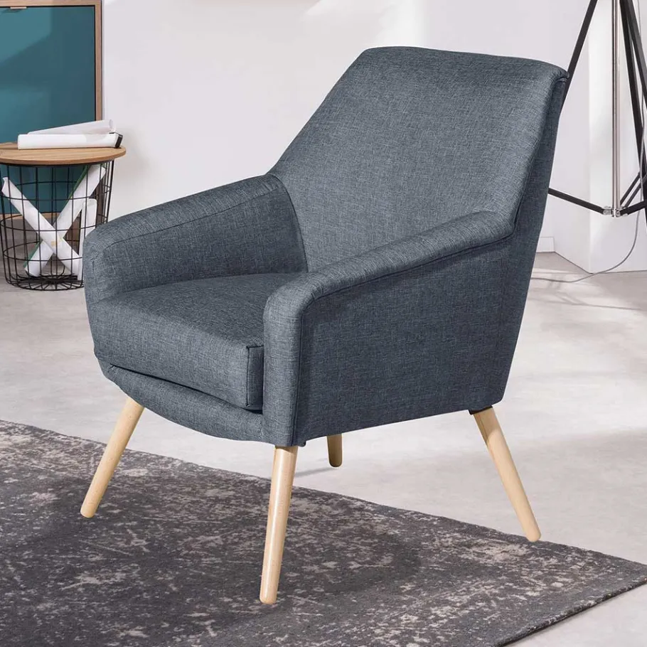 Sale Wohnen Wohnzimmer Einzelsessel in Blau - Legancas