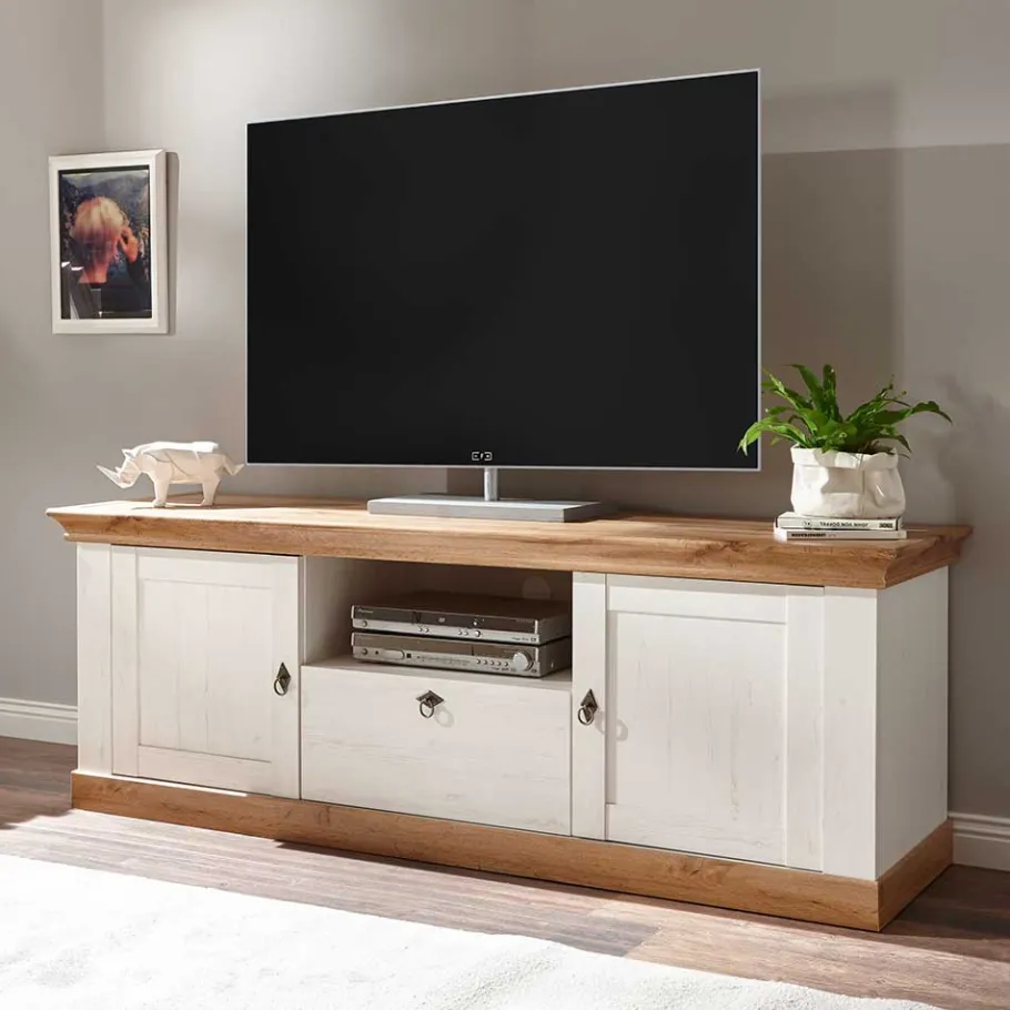 Discount Wohnen Wohnzimmer Landhausmöbel Set - Diatara (sechsteilig)