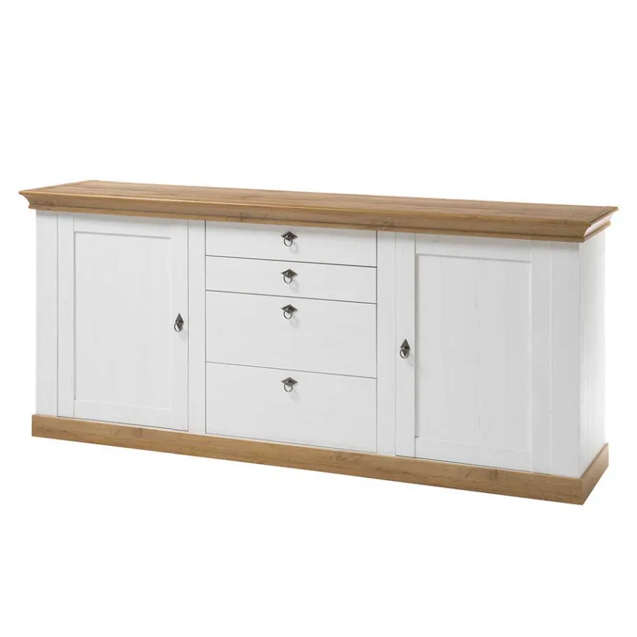 Discount Wohnen Wohnzimmer Landhausmöbel Set - Diatara (sechsteilig)