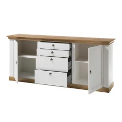 Discount Wohnen Wohnzimmer Landhausmöbel Set - Diatara (sechsteilig)