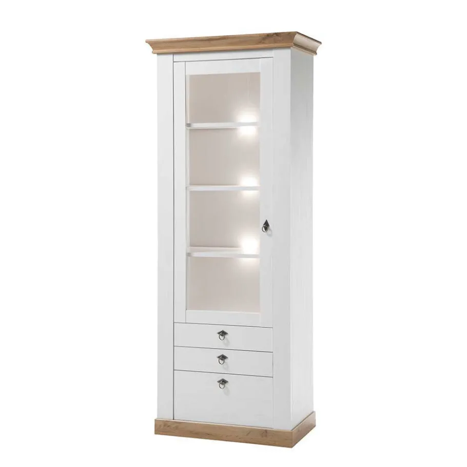 Discount Wohnen Wohnzimmer Landhausmöbel Set - Diatara (sechsteilig)