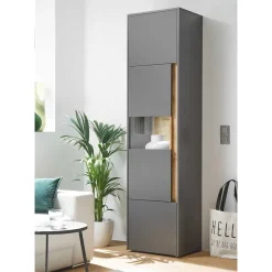 New Wohnen Wohnzimmer Möbel Wohnwand günstig - Ahilav (vierteilig)