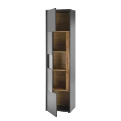 New Wohnen Wohnzimmer Möbel Wohnwand günstig - Ahilav (vierteilig)