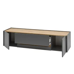 New Wohnen Wohnzimmer Möbel Wohnwand günstig - Ahilav (vierteilig)