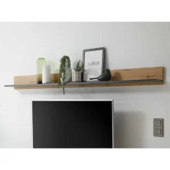 New Wohnen Wohnzimmer Möbel Wohnwand günstig - Ahilav (vierteilig)