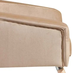 Hot Wohnen Wohnzimmer Polstersessel in Beige Samtvelours - Enzuena