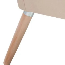 Hot Wohnen Wohnzimmer Polstersessel in Beige Samtvelours - Enzuena