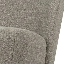 Hot Wohnen Wohnzimmer Retro Sessel in Beigegrau - Kastrona