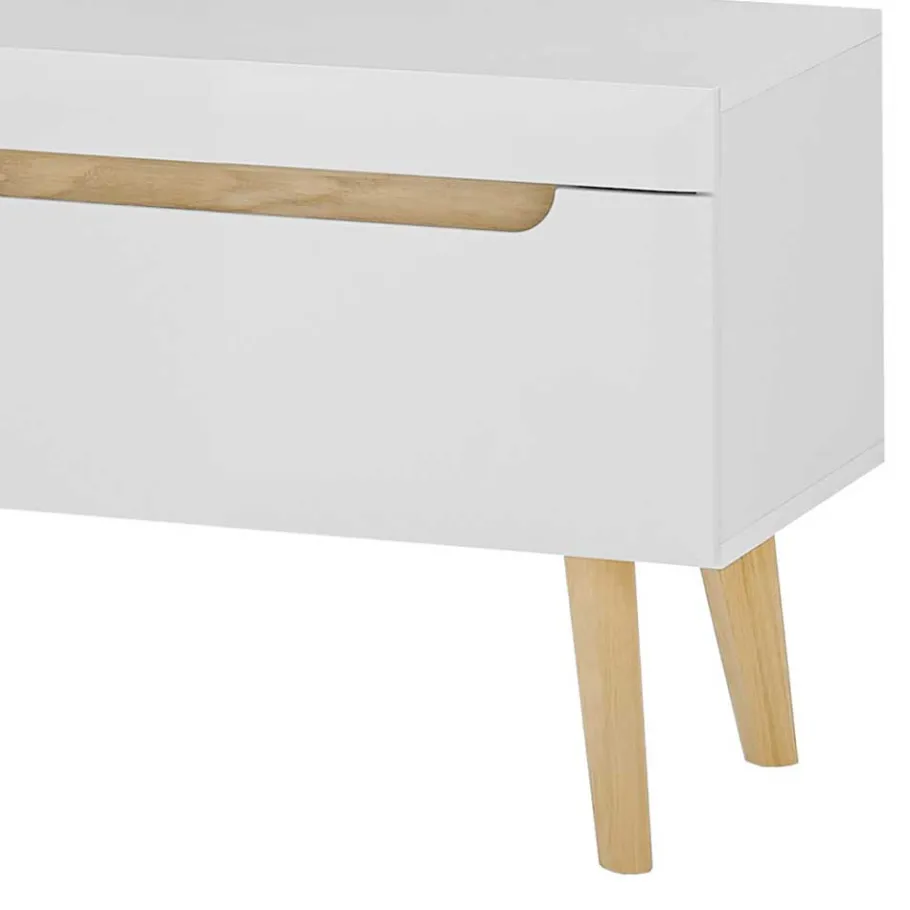 Best Wohnen Wohnzimmer Schrankset im Skandi Design - Ginko (vierteilig)