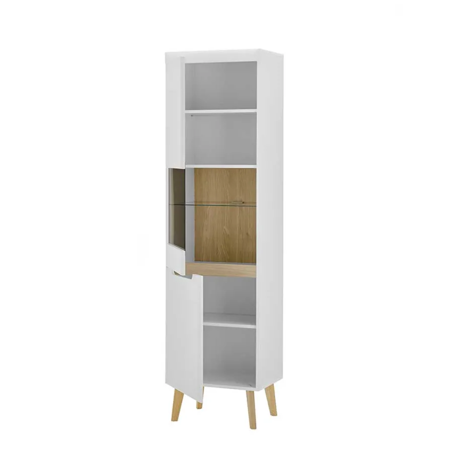 Best Wohnen Wohnzimmer Schrankset im Skandi Design - Ginko (vierteilig)