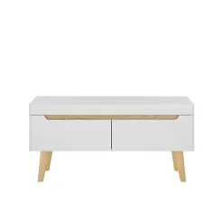 Best Wohnen Wohnzimmer Schrankset im Skandi Design - Ginko (vierteilig)