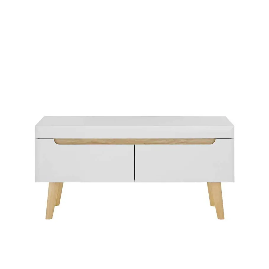 Best Wohnen Wohnzimmer Schrankset im Skandi Design - Ginko (vierteilig)