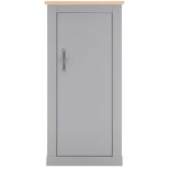 Discount Wohnen Wohnzimmer Schränke & Regal in Lichtgrau - Buleta (vierteilig)
