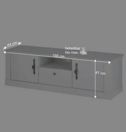 Outlet Wohnen Wohnzimmer Schränke & Regal Set - Liancos (dreiteilig)
