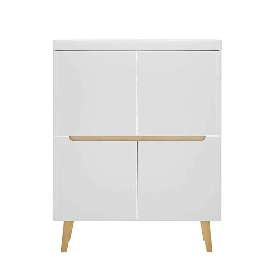 Wohnen Wohnzimmer Schränke und Wandboard Set - Ginko (vierteilig)