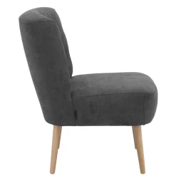 Hot Wohnen Wohnzimmer Sessel in Anthrazit - Rionja